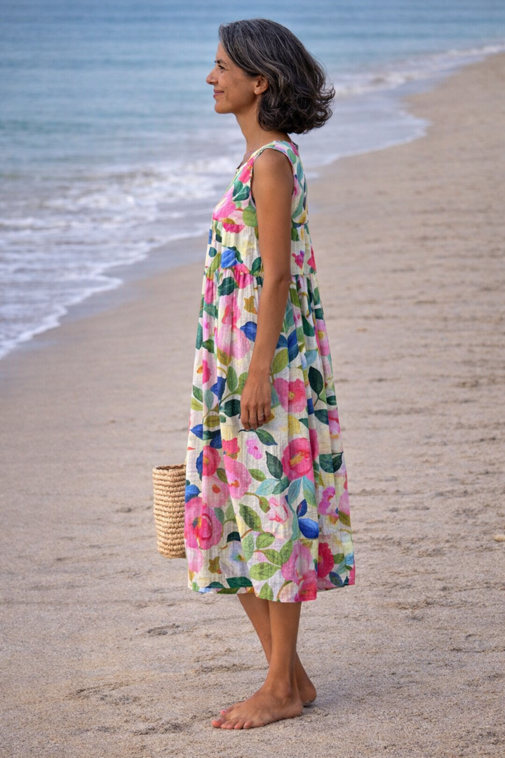 Ava | Robe Midi Florale