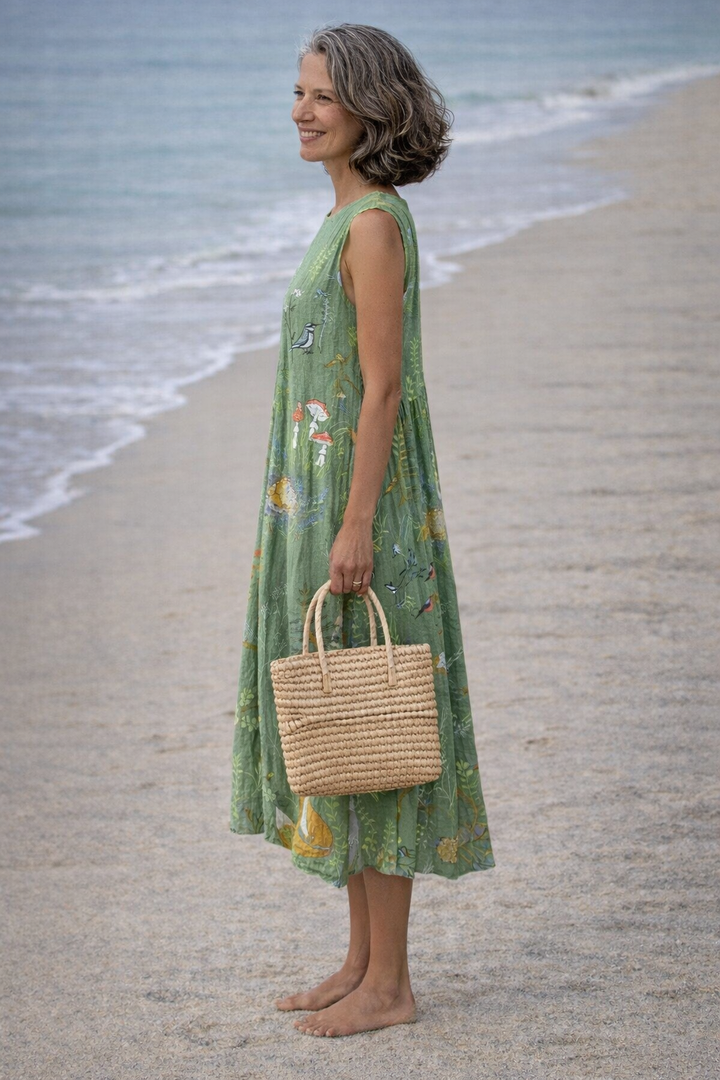 Esperanza | Robe midi style woodland