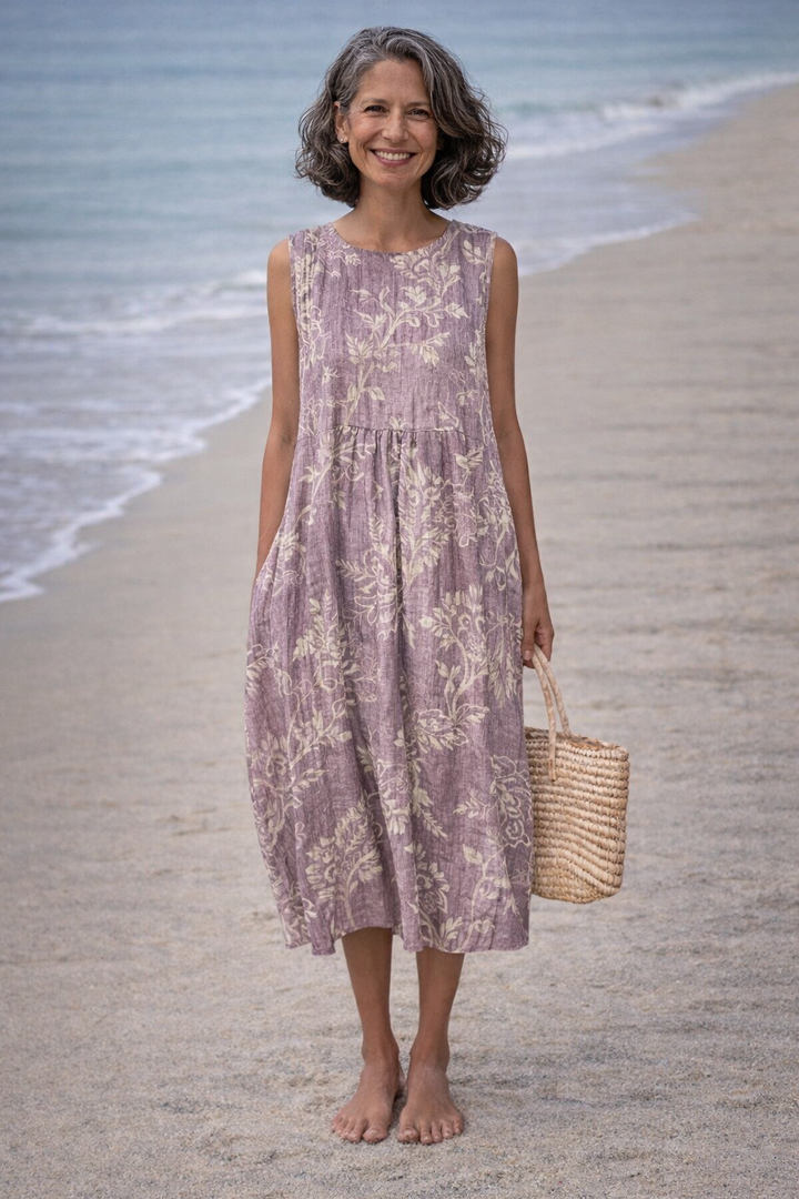 Mia | Robe Midi Fleurie