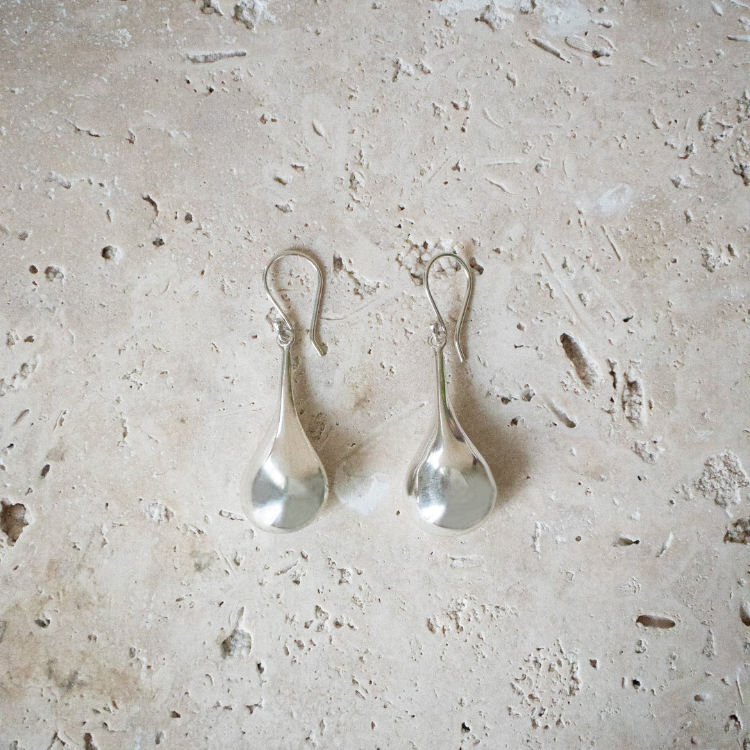 Boucles d'oreilles Pendantes en Forme de Goutte en Argent Sterling 925
