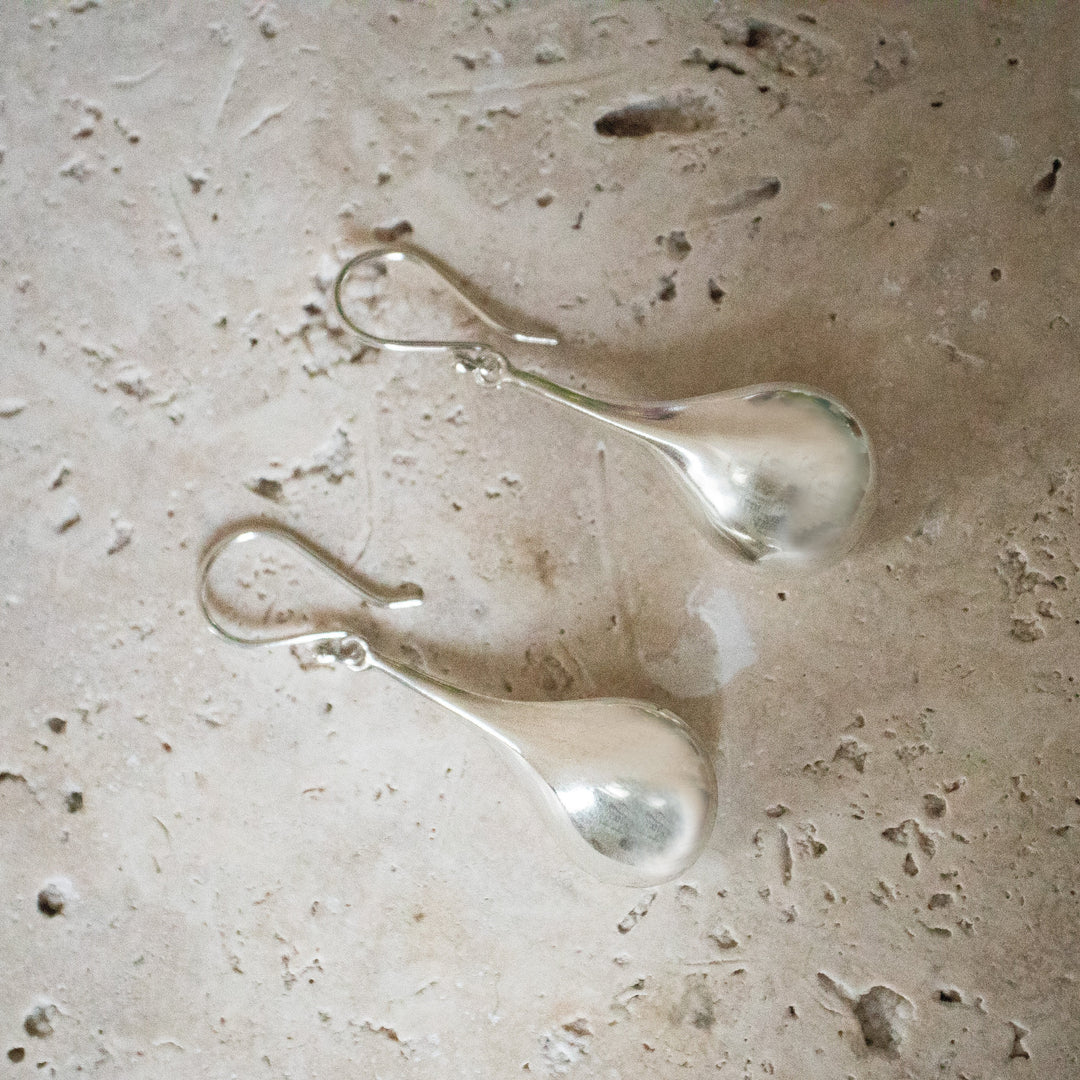 Boucles d'oreilles Pendantes en Forme de Goutte en Argent Sterling 925