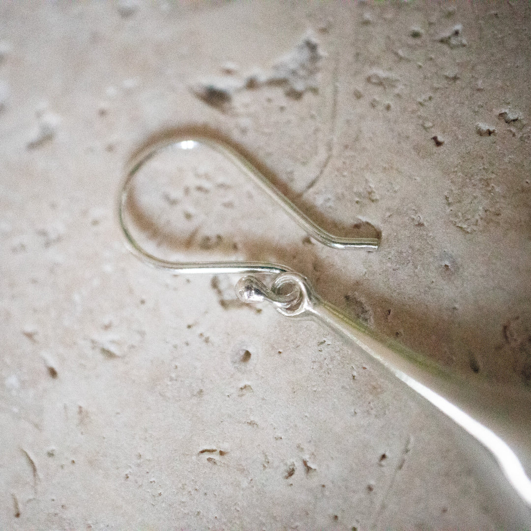 Boucles d'oreilles Pendantes en Forme de Goutte en Argent Sterling 925