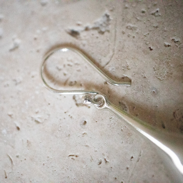 Boucles d'oreilles Pendantes en Forme de Goutte en Argent Sterling 925