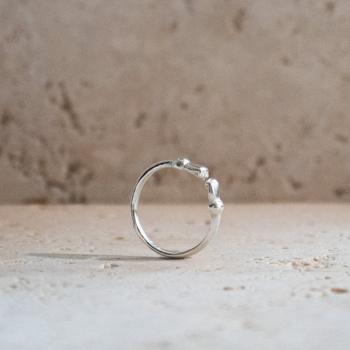 Bague Faust en Argent 925 Sterling fait main