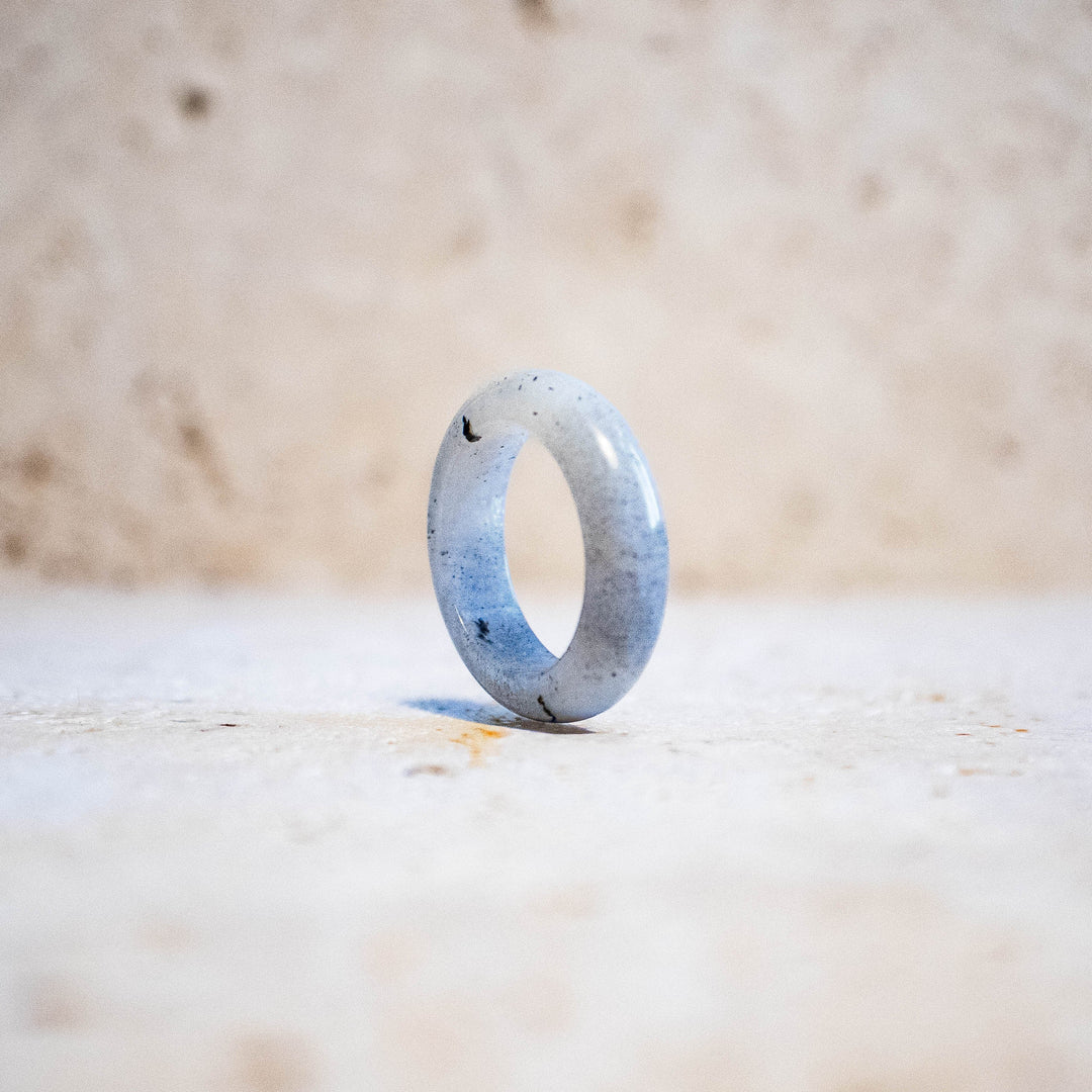 Bague en Labradorite – Bague Ovale Statement en Argent 925
