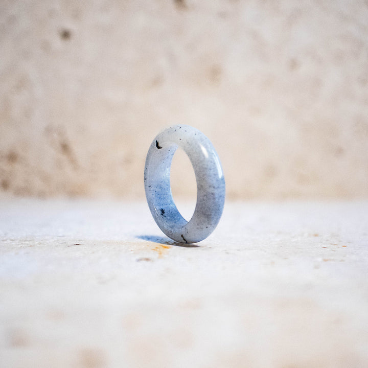 Bague en Labradorite – Bague Ovale Statement en Argent 925