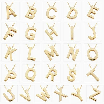 Collier Initiales Lettre d'Amour