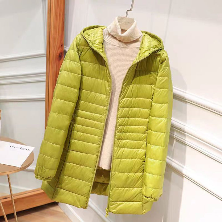 Nathalie | Veste en duvet pour femmes avec capuche