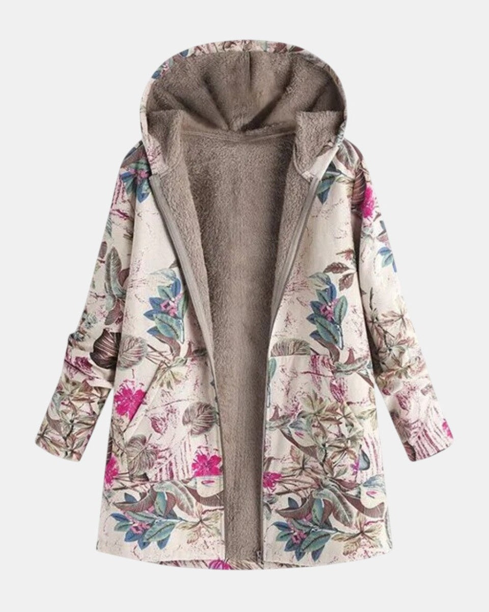 Ivy - Veste en Fleece Botanique Pastel