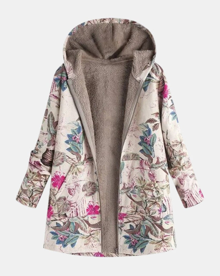 Ivy - Veste en Fleece Botanique Pastel