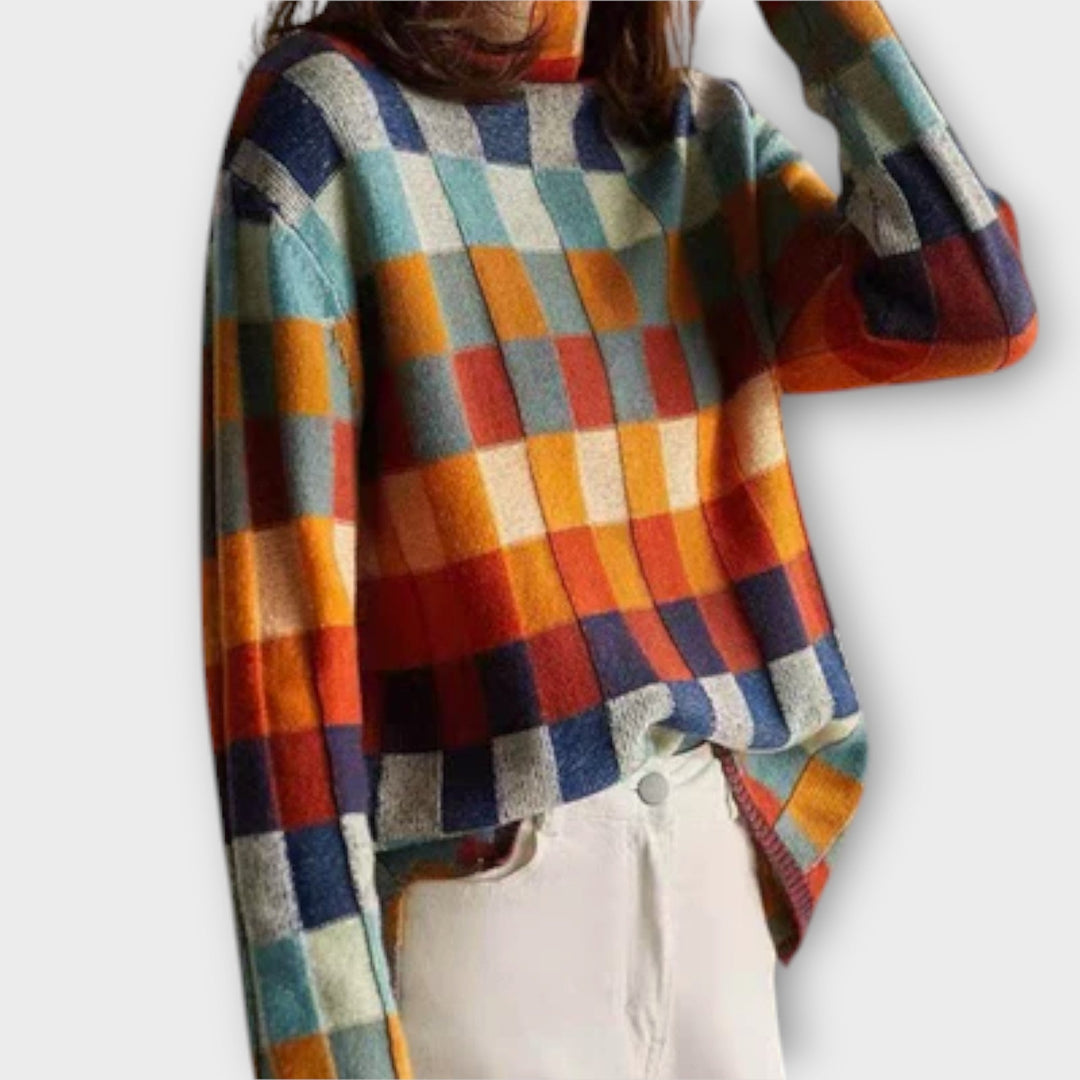 Erika - Pull en patchwork