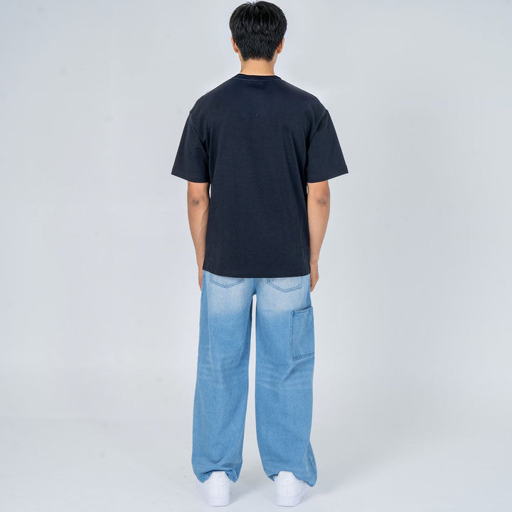 Kami - Pantalon en denim baggy japonais