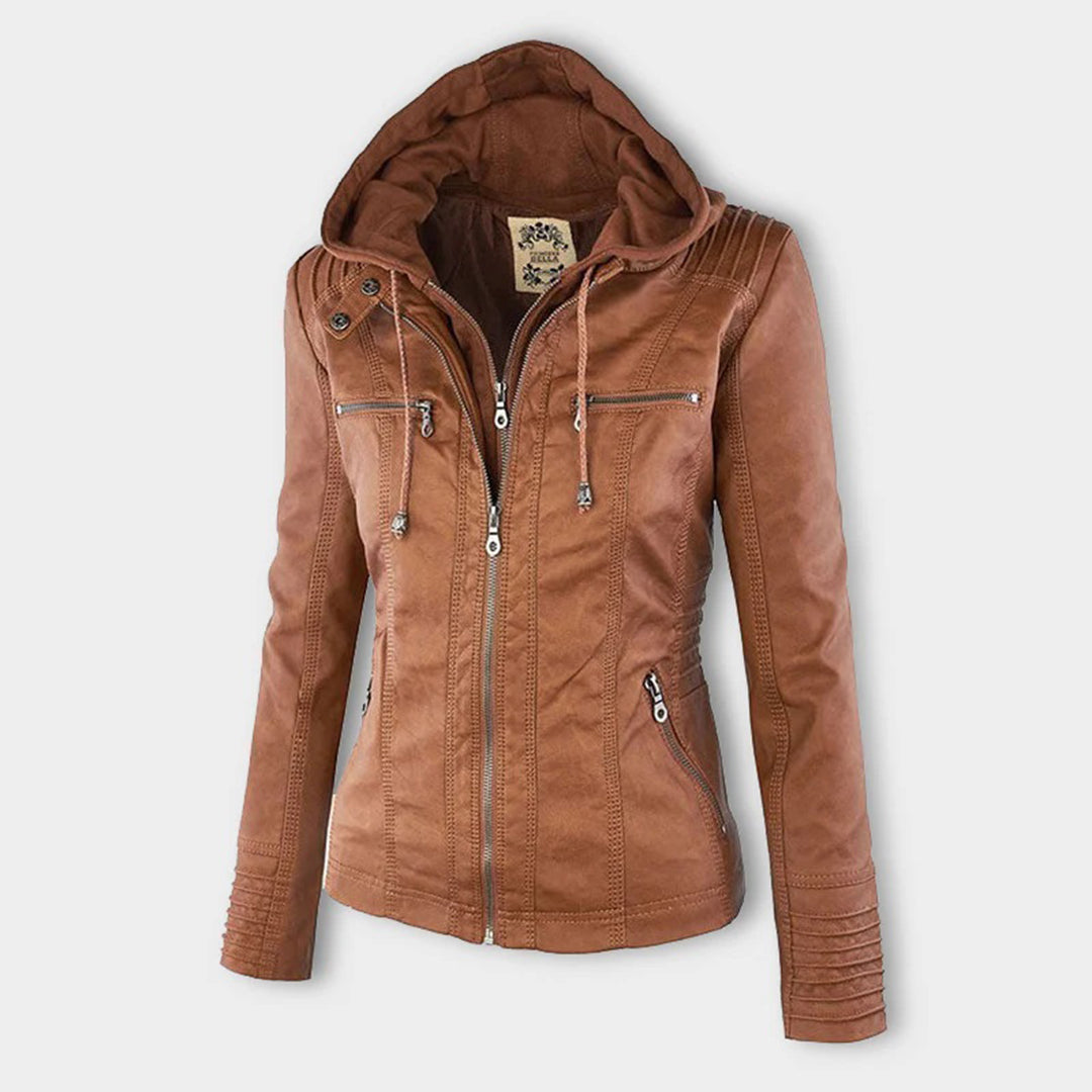Monika™ | Veste en cuir robuste et élégante