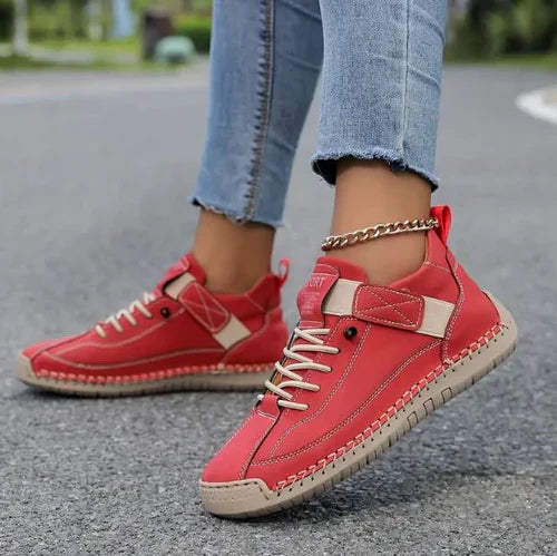 Gisela - Chaussures orthopédiques confortables effet cuir