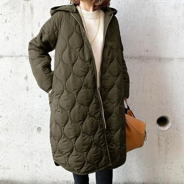 Saskia | Veste à capuche avec des détails raffinés