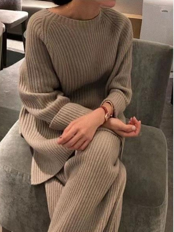 Joséphine - Élégant Ensemble en Tricot