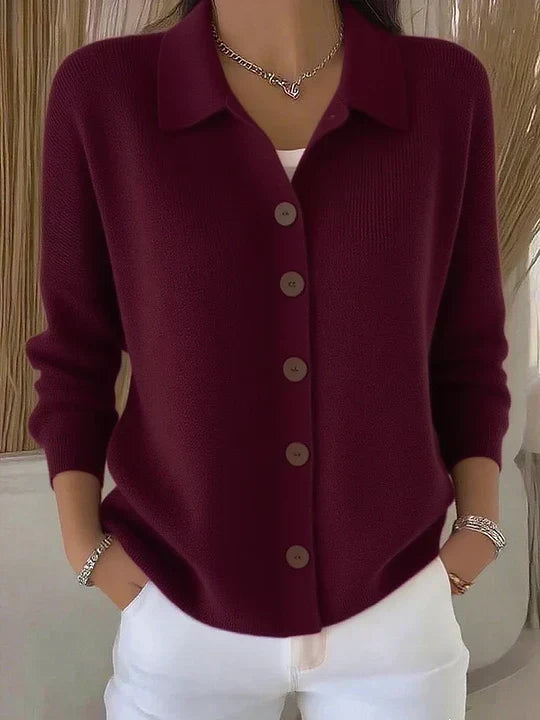 Fosca | Cardigan avec Col et Boutons