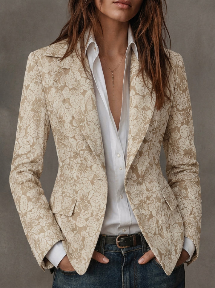 Antonia - Blazer en Jacquard avec Imprimé Paisley