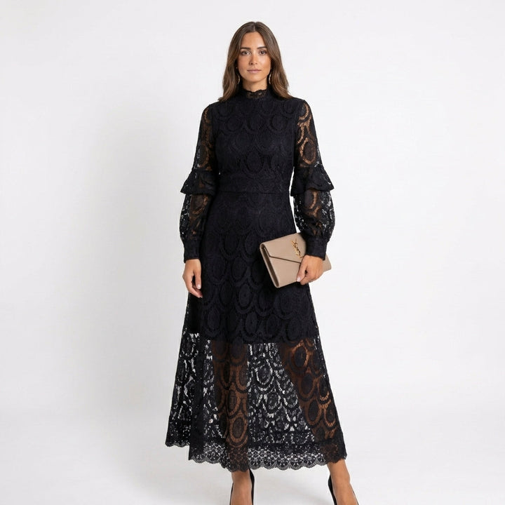 Via | Robe longue avec dentelle élégante