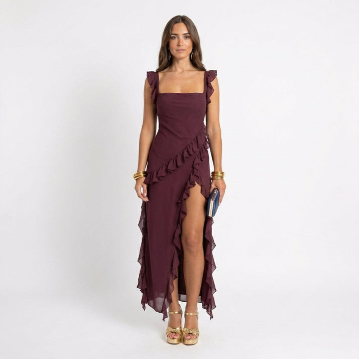 Cia | Robe avec volants et charme