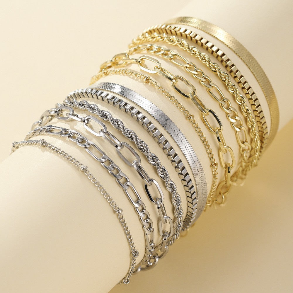 Ensemble de bracelets en or Ellis Renner