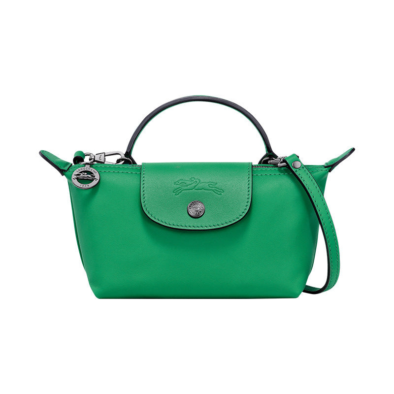 Mini Sac à Bandoulière en Cuir – Vert
