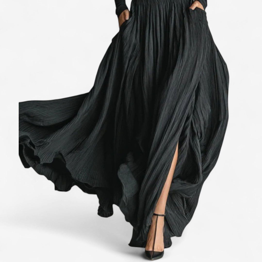 Raquel - Robe maxi taille haute