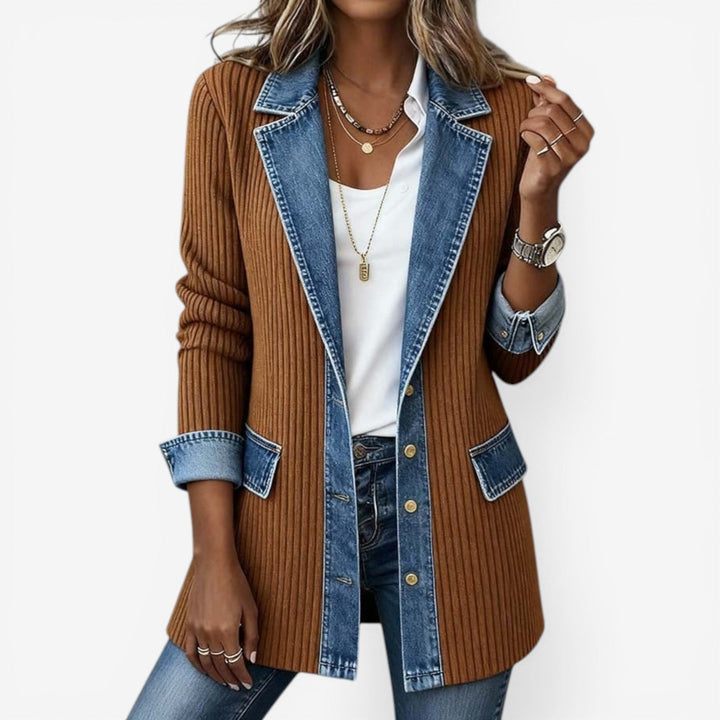 Emilia | Veste en denim unisexe