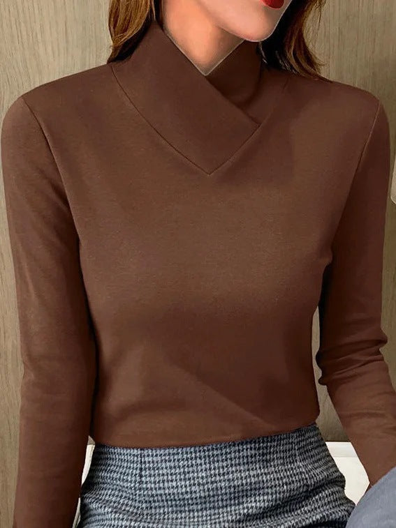 Anastasia™ | Pull élégant à col roulé haut