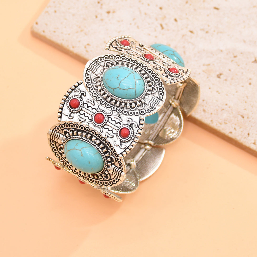 Style Navajo Bracelet ethnique extensible vintage Navajo-bohème