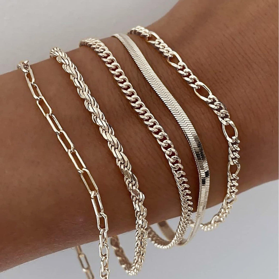 Ensemble de bracelets en or Ellis Renner