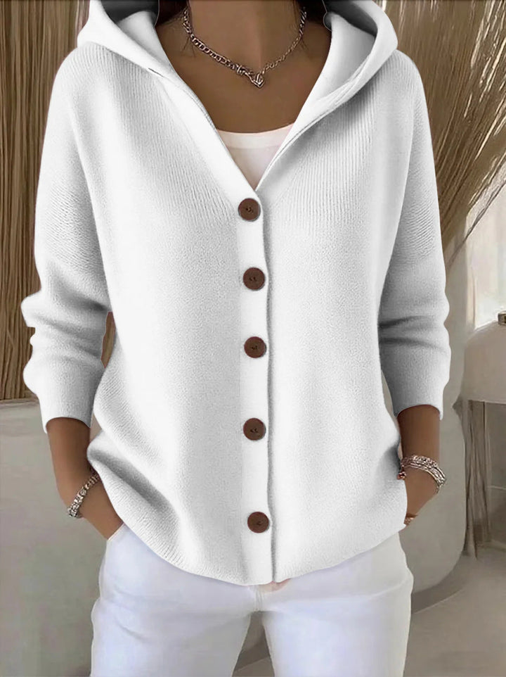 Zoé | Cardigan en Maille avec Capuche