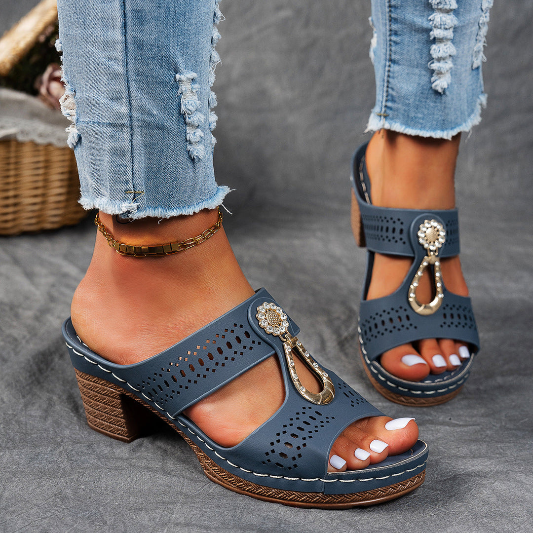 Ruby | Sandales à talons orthopédiques