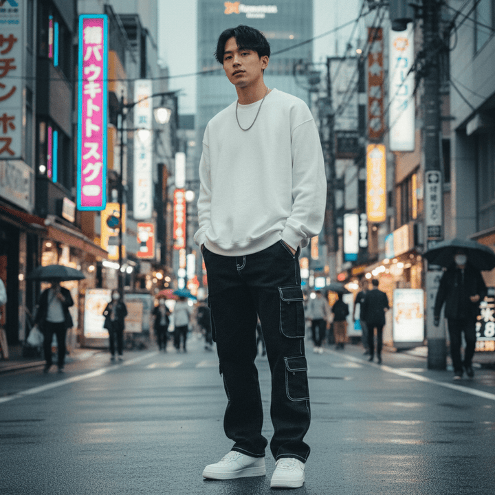 Oni - Pantalon cargo japonais