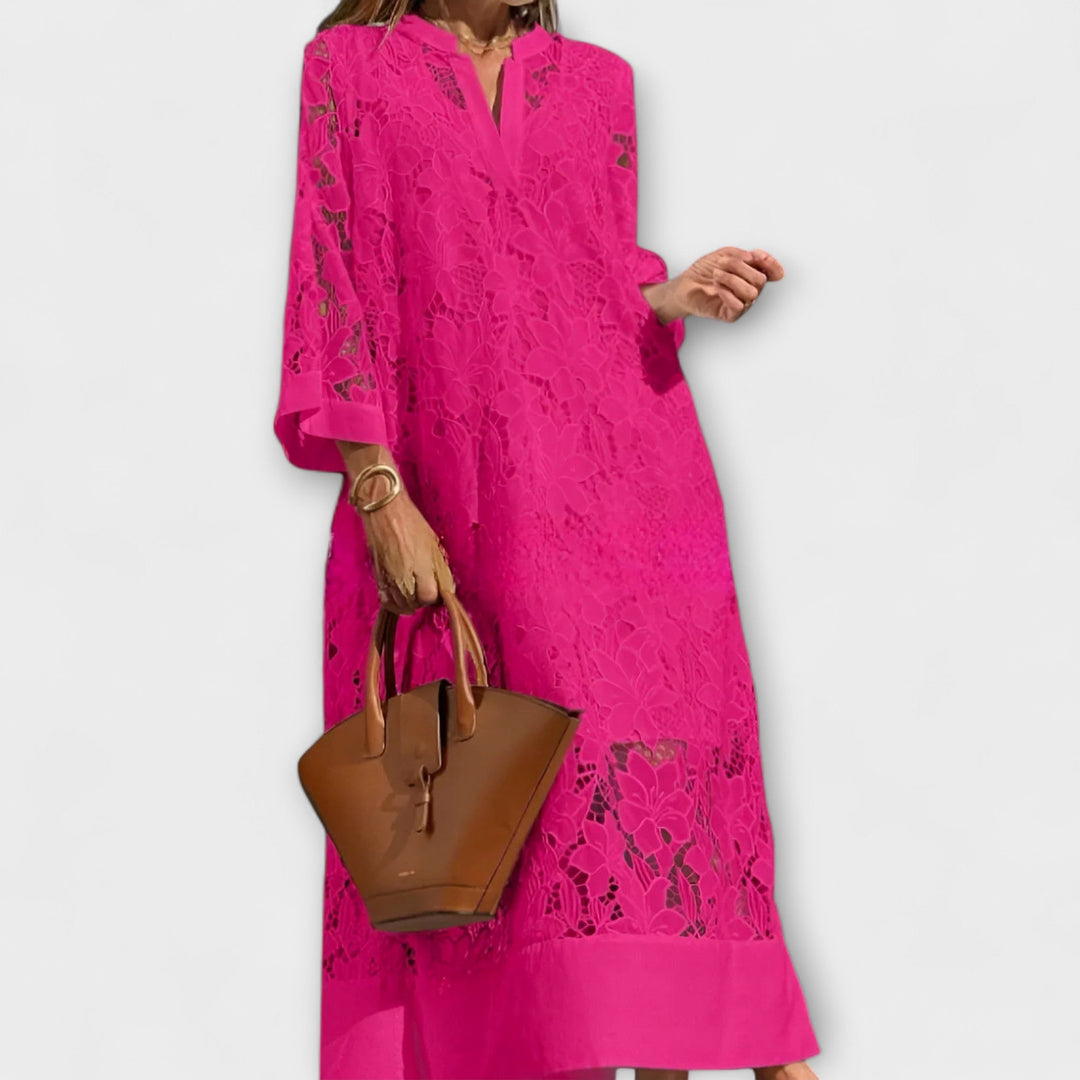 Valmere - Robe avec broderie Dahlia