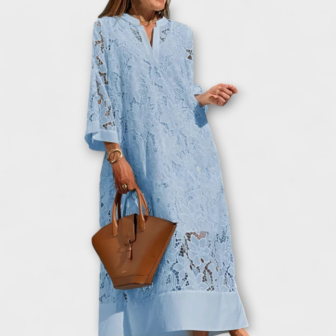 Valmere - Robe avec broderie Dahlia
