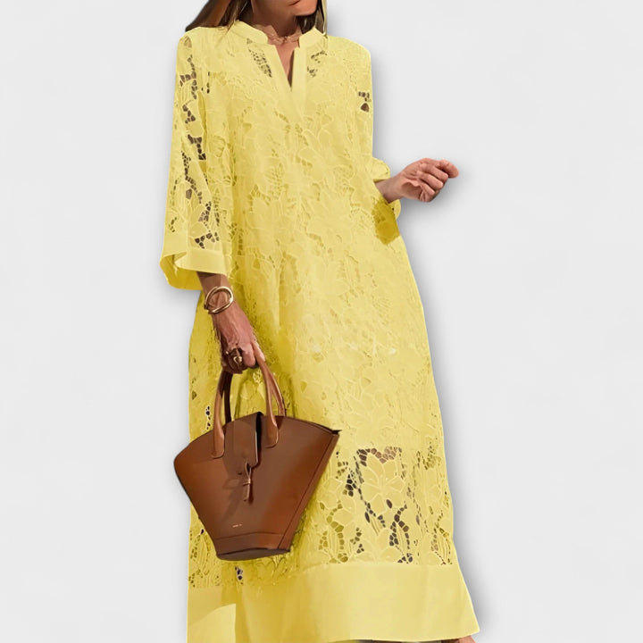 Valmere - Robe avec broderie Dahlia