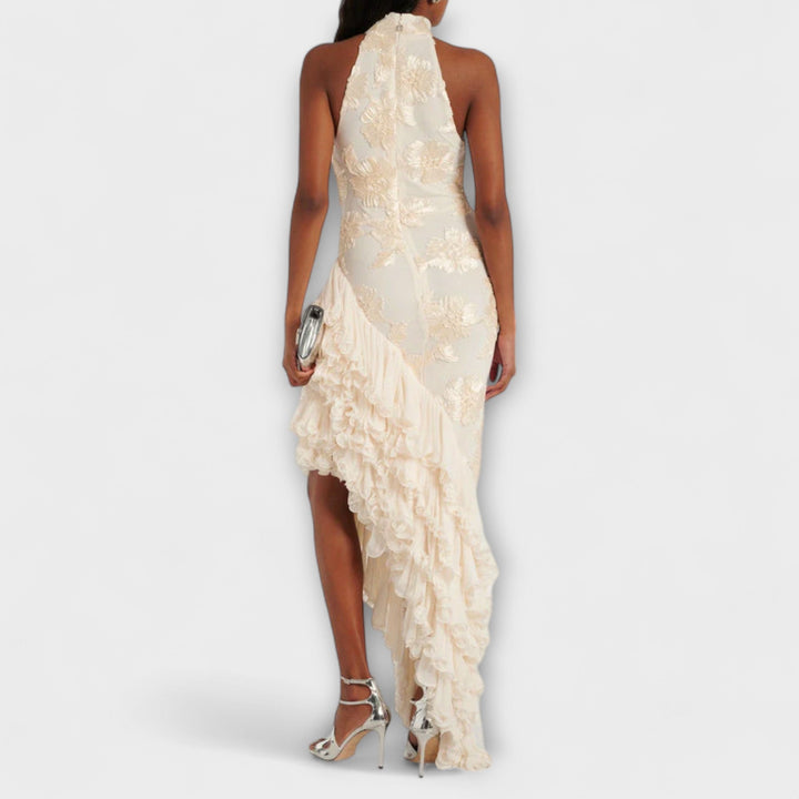 Karen - Robe maxi avec des applications florales