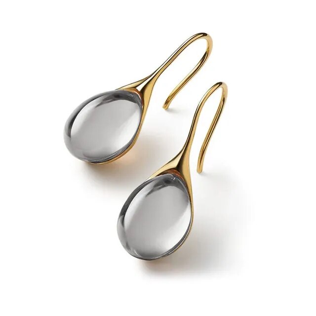 Boucles d'oreilles en or et en argent