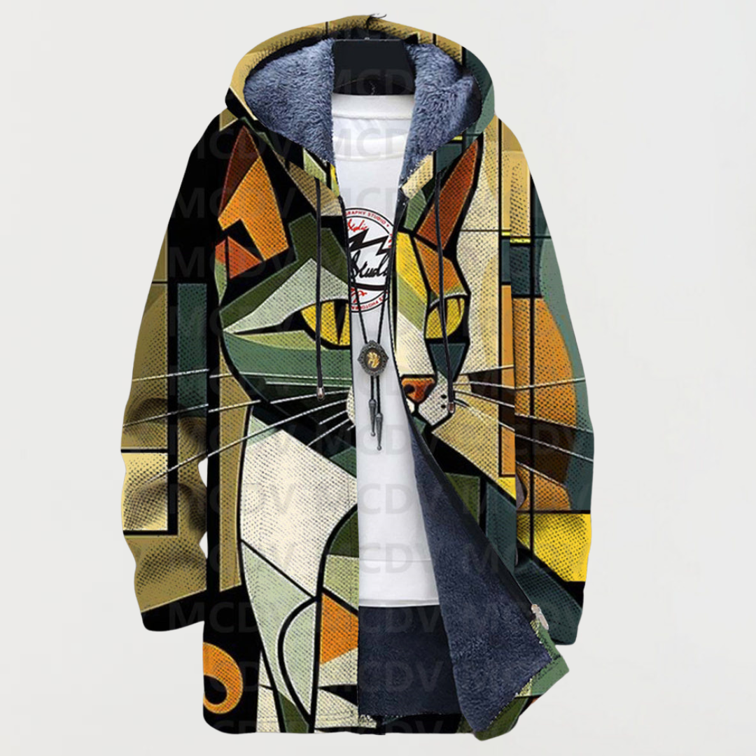 Veste avec motif géométrique pour chats