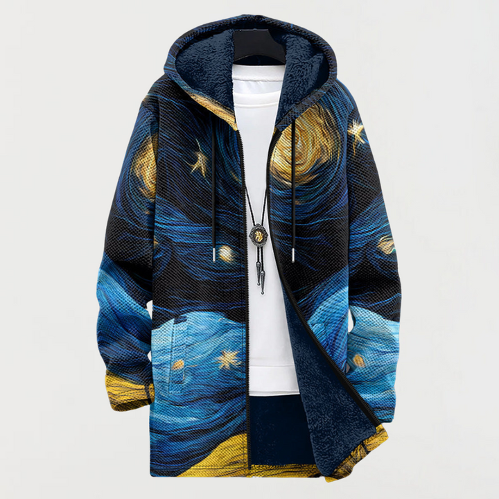 Veste avec motif de ciel étoilé