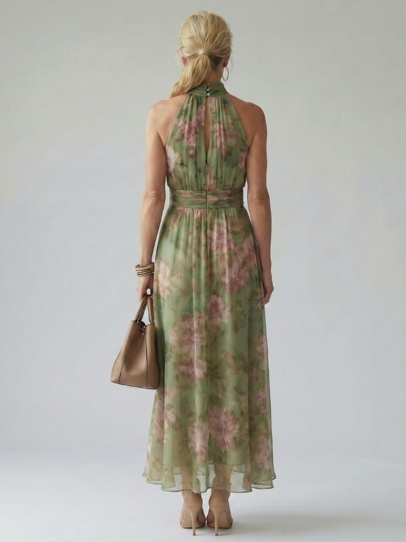 Naomi | Robe Maxi à Dos Nu