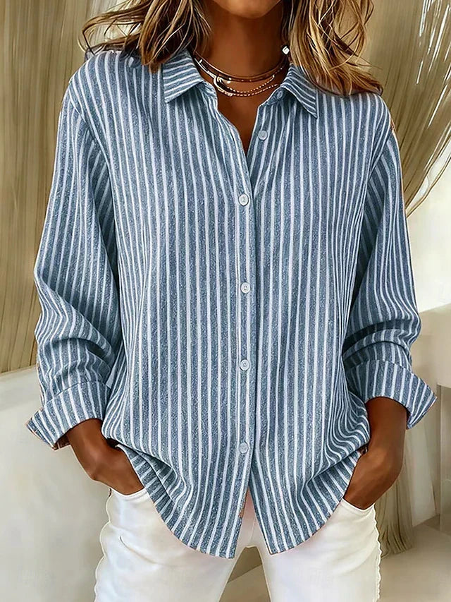 Ginevra | Chemise à Rayures avec Boutons