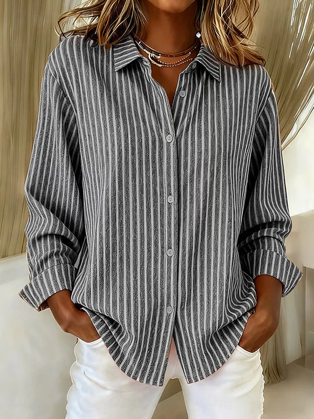 Ginevra | Chemise à Rayures avec Boutons