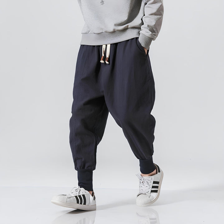 Riku - Pantalon de harem confortable et respirant Premium