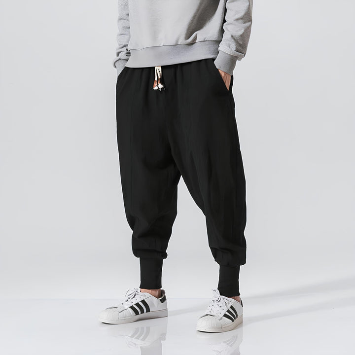 Riku - Pantalon de harem confortable et respirant Premium