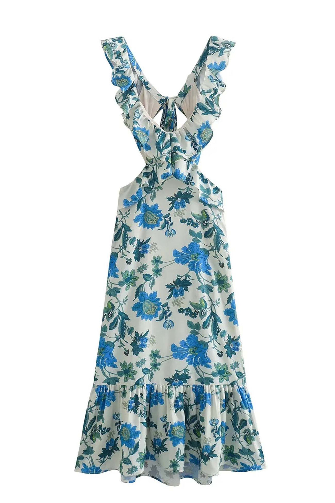 Yafit™ | Robe Fleurie avec Volants