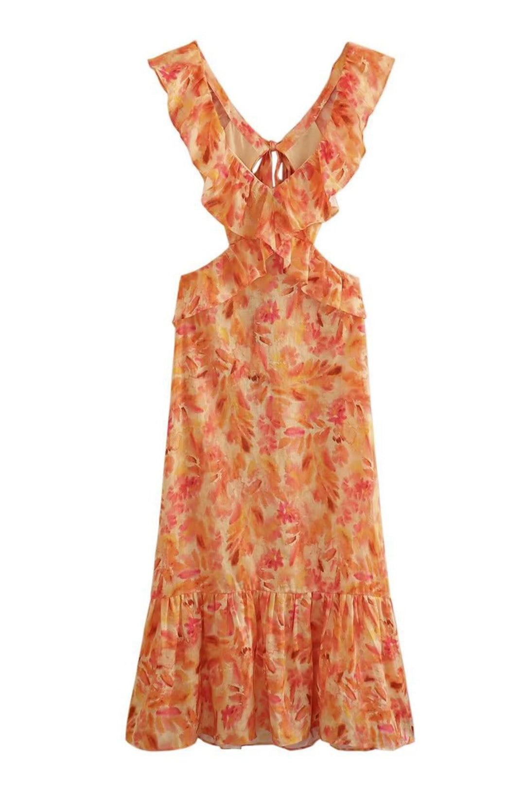 Yafit™ | Robe Fleurie avec Volants