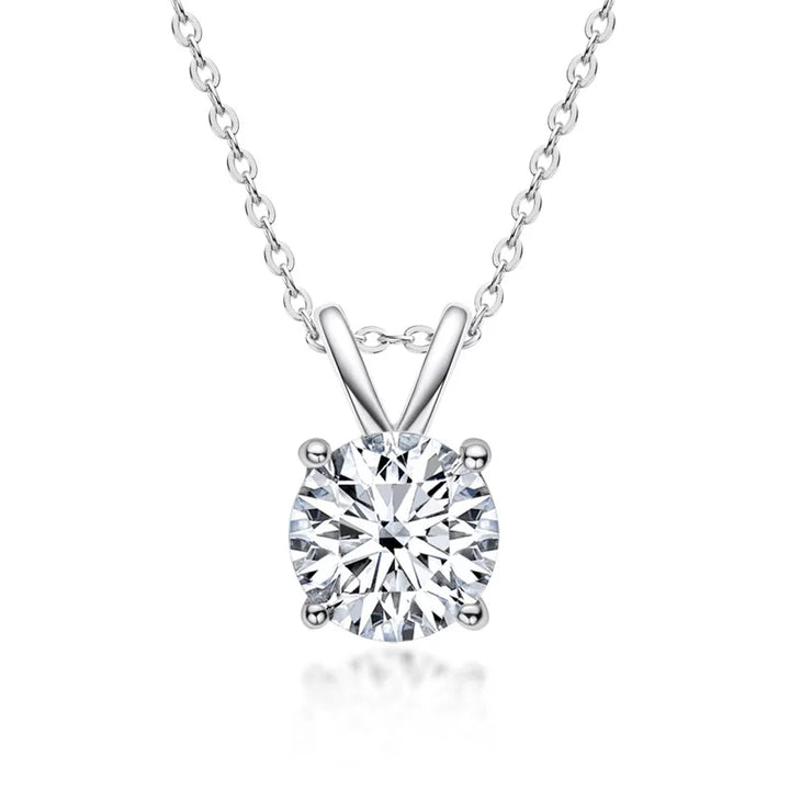 Collier Exclusif en Argent Sterling avec Moissanite