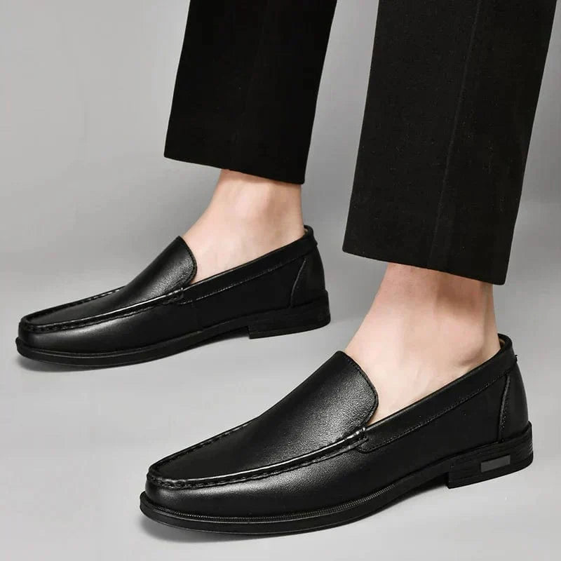 Victor - Élégants Mocassins en Cuir